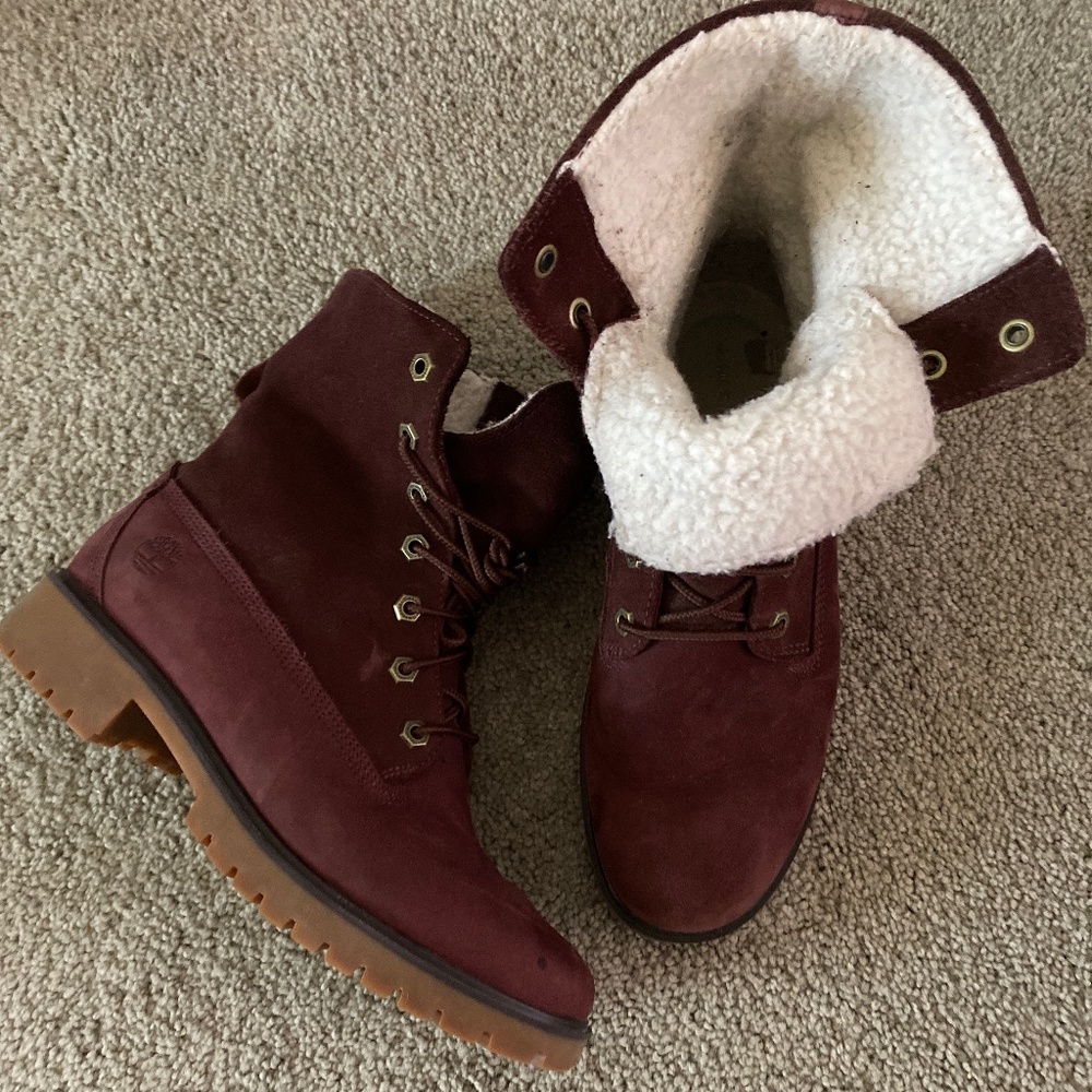 Timberland Jayne Teddy Fleece Fold Down (Women's)